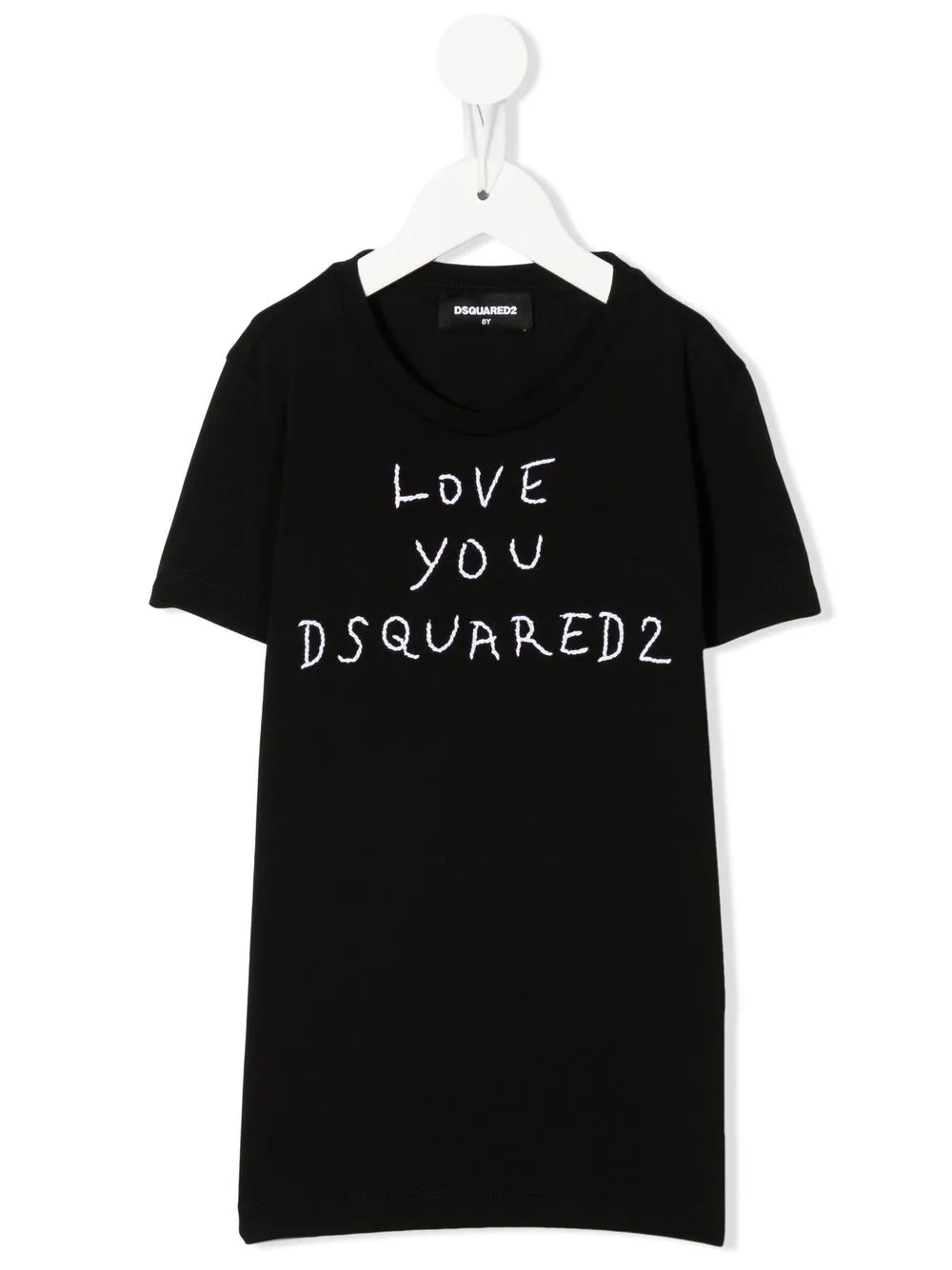 

Dsquared2 Kids camiseta Love You DSQ2 con cuello redondo - Negro