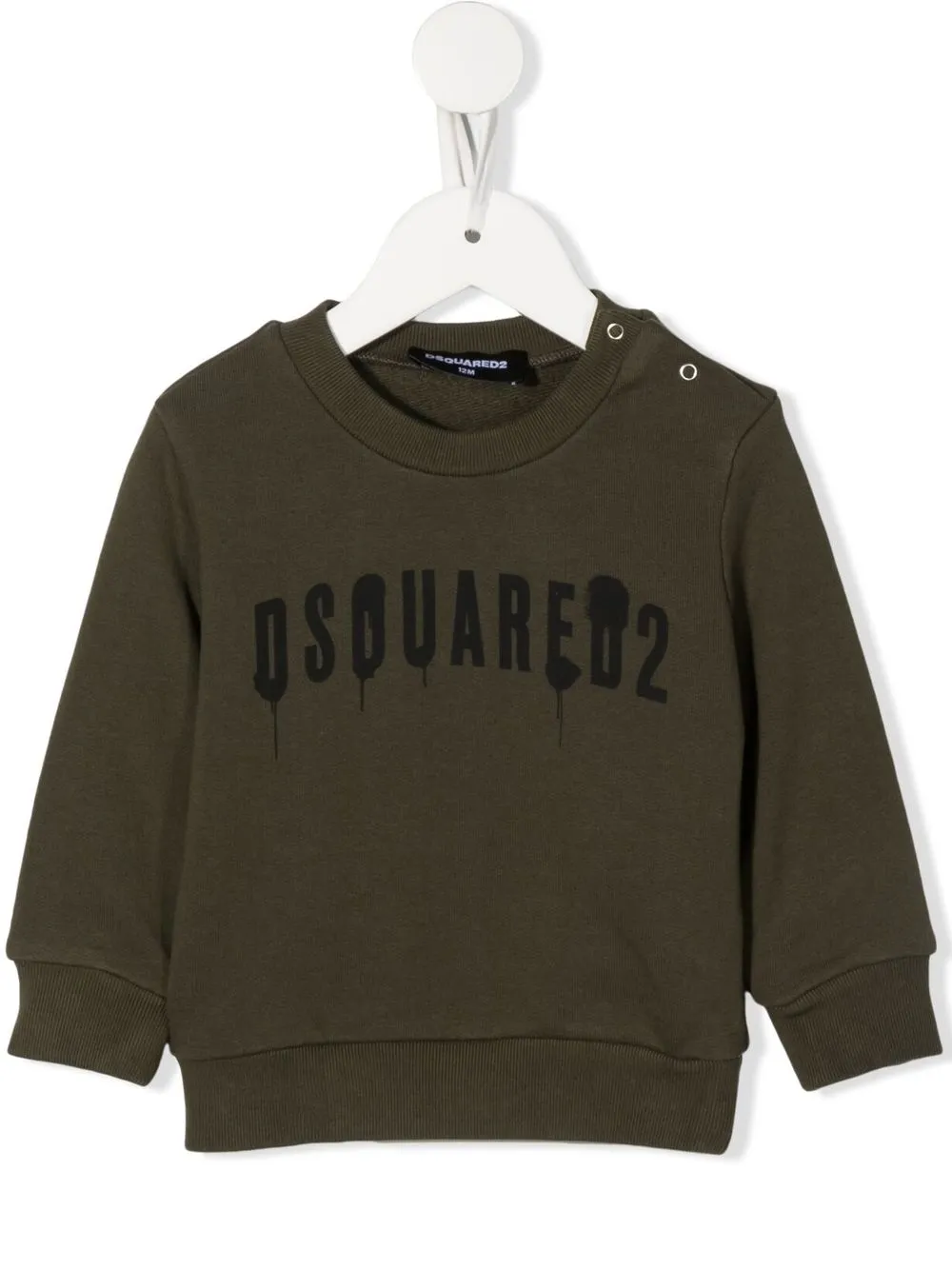 

Dsquared2 Kids sudadera con cuello redondo y logo - Verde