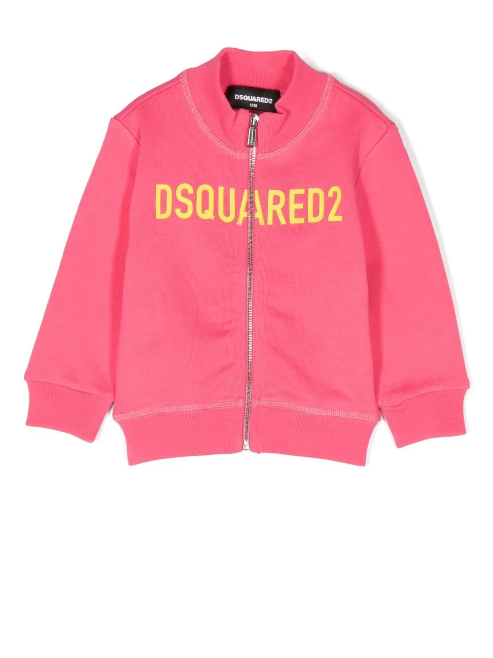 

Dsquared2 Kids sudadera con cierre y logo estampado - Rosado