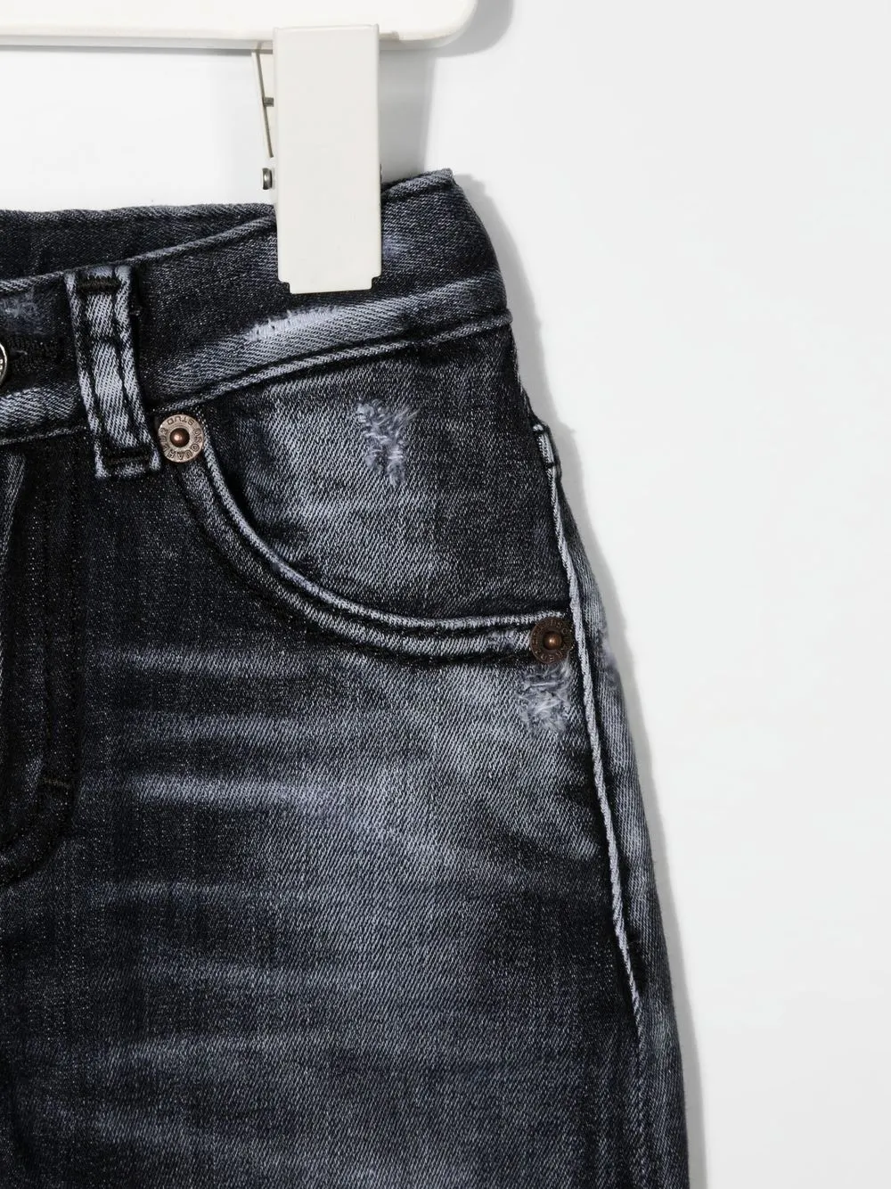 Dsquared2 Kids Stonewash logo patch Jeans Farfetch