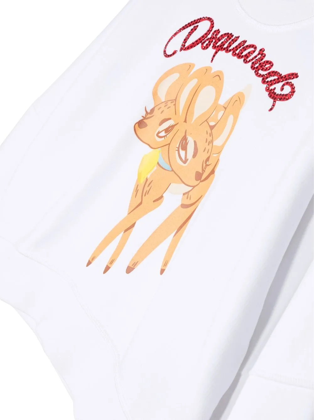 Dsquared2 Dear-print Jumper In White