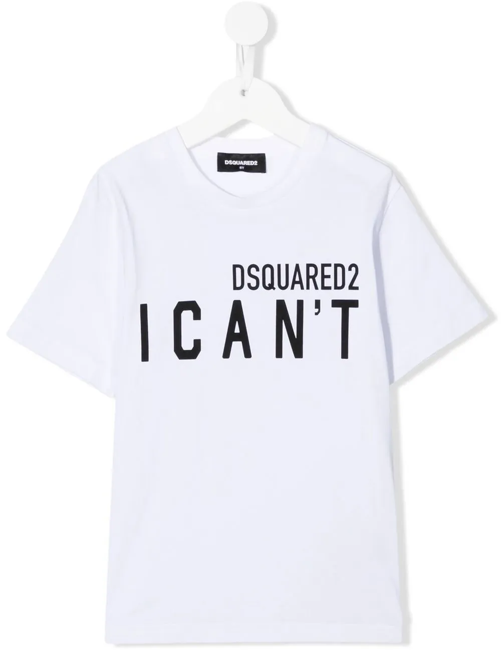 

Dsquared2 Kids playera manga corta con logo estampado - Blanco