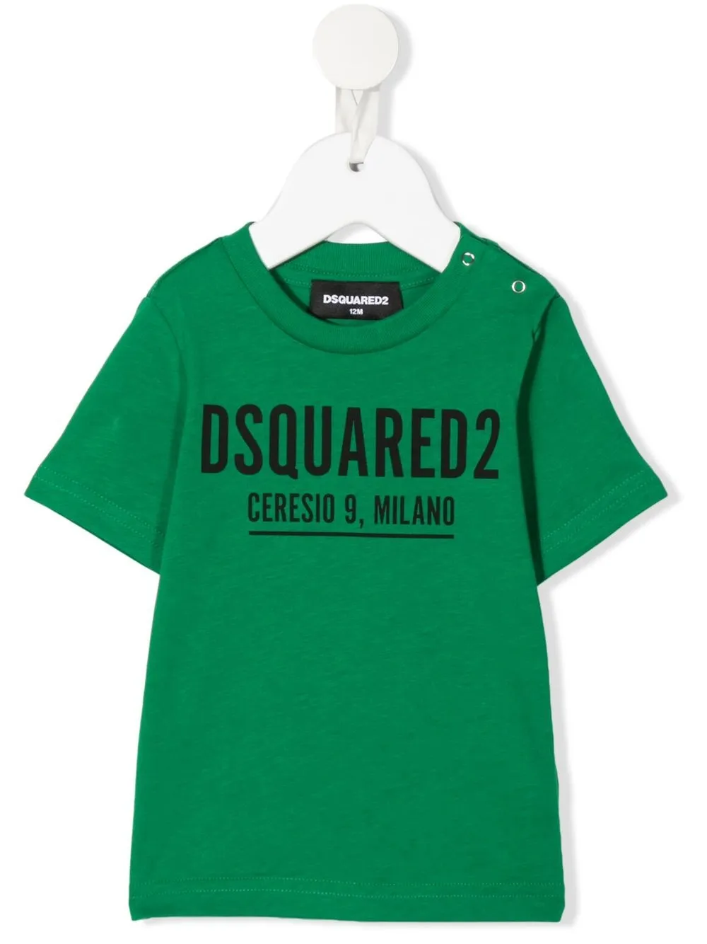 

Dsquared2 Kids playera manga corta con logo estampado - Verde