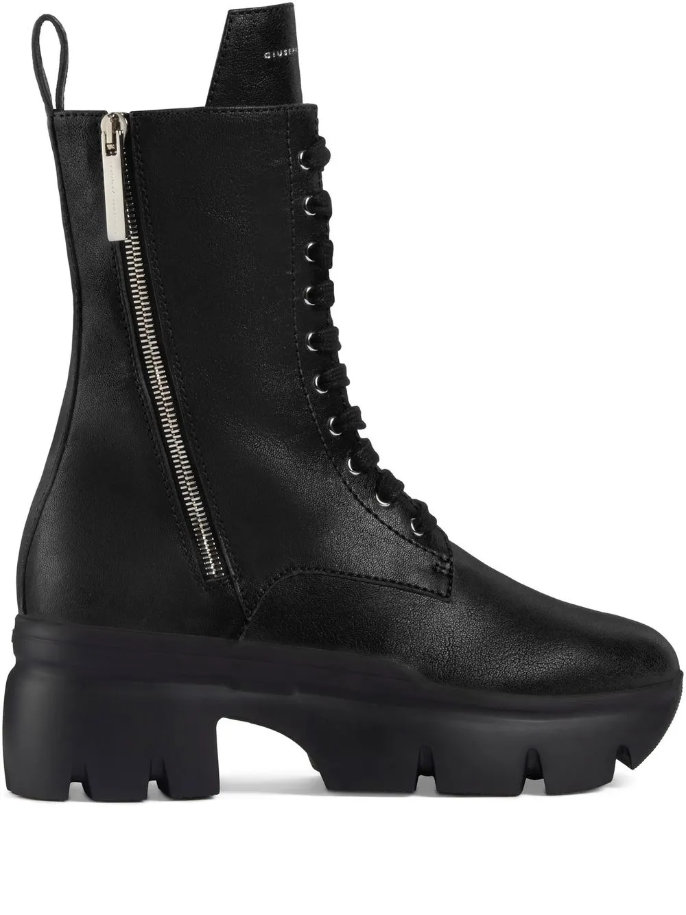 Giuseppe Zanotti Apocalypse Mid-calf Cargo Boots In Black