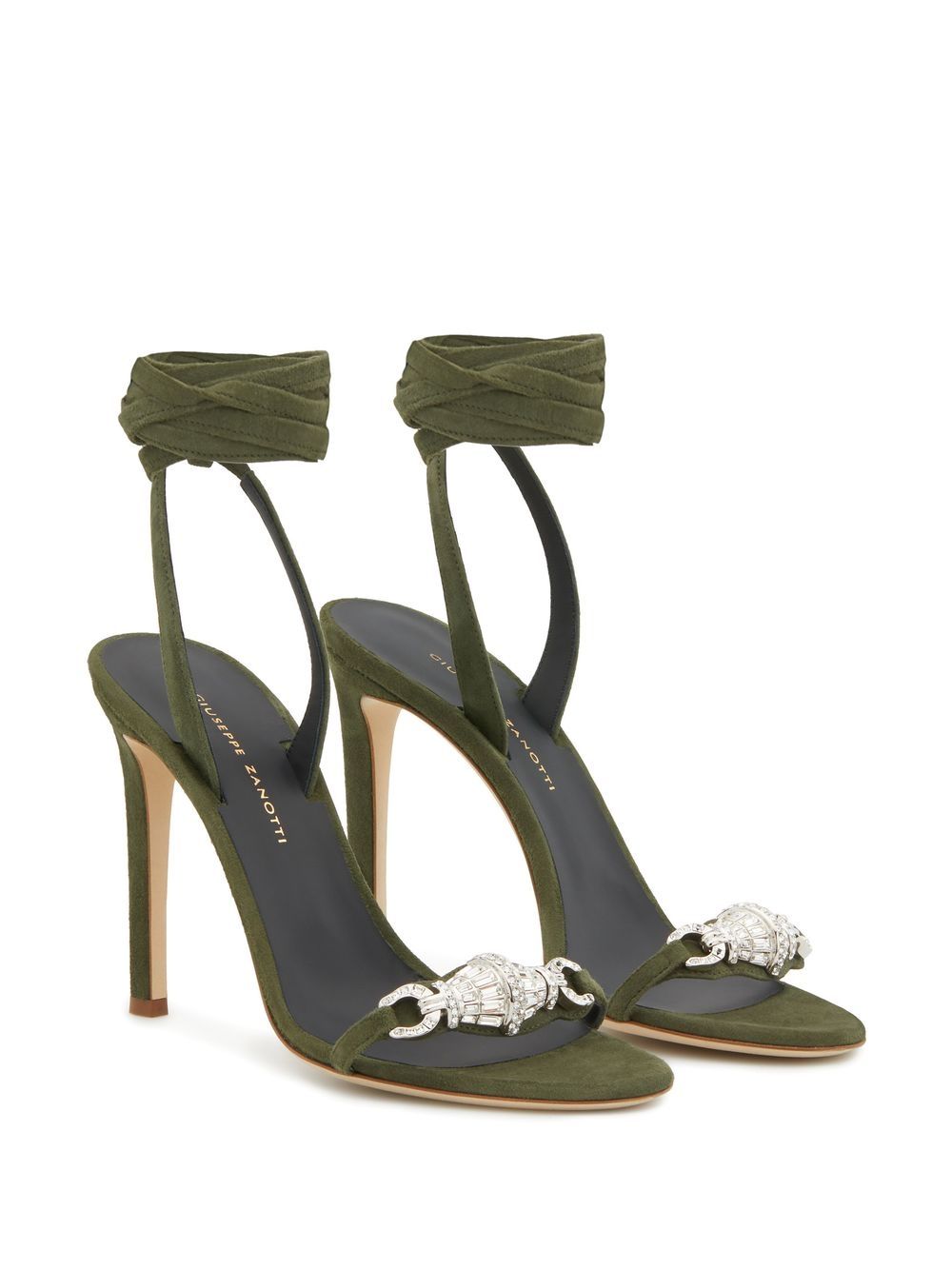 Giuseppe Zanotti Thais sandalen met enkelbandje - Groen
