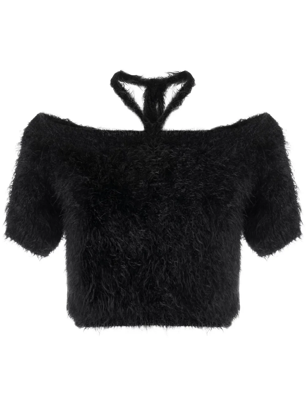 

MSGM top corto tejido - Negro