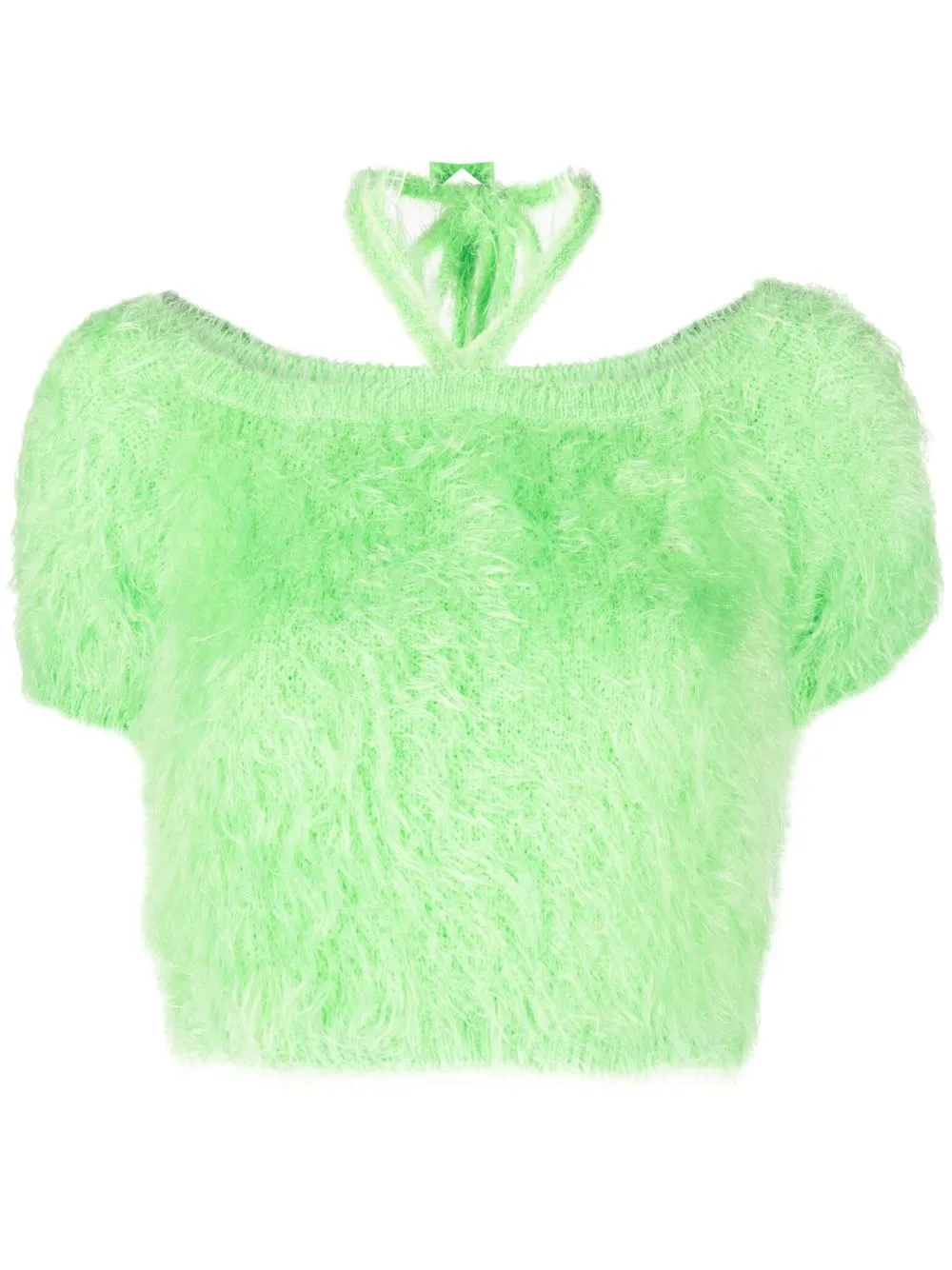 

MSGM top corto tejido - Verde