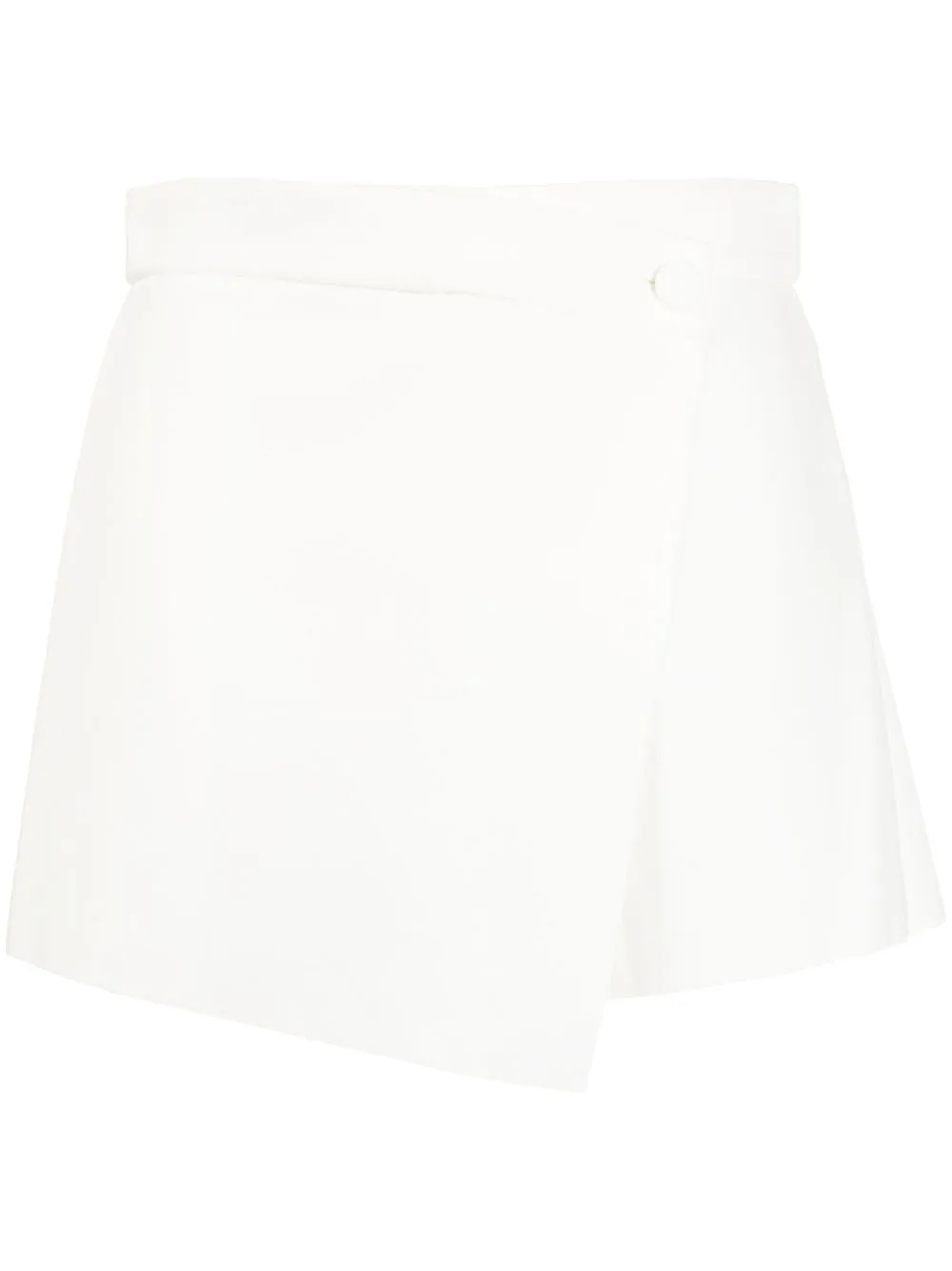 

MSGM buttoned wrap skirt - White