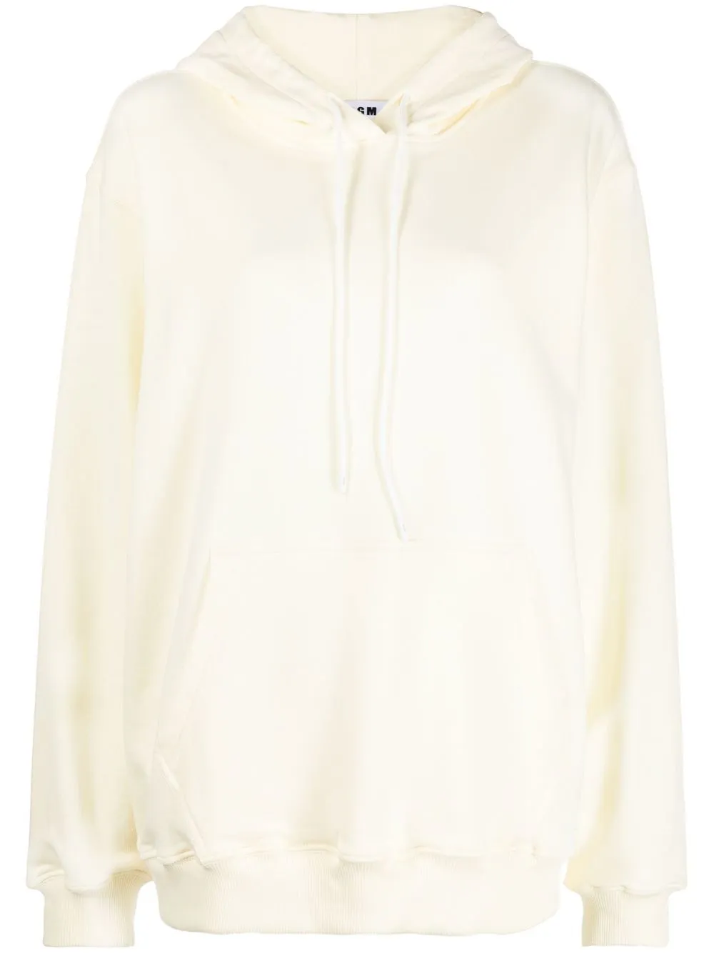 

MSGM hoodie con logo estampado - Blanco