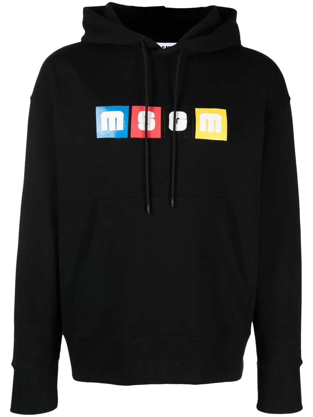

MSGM hoodie con logo estampado - Negro