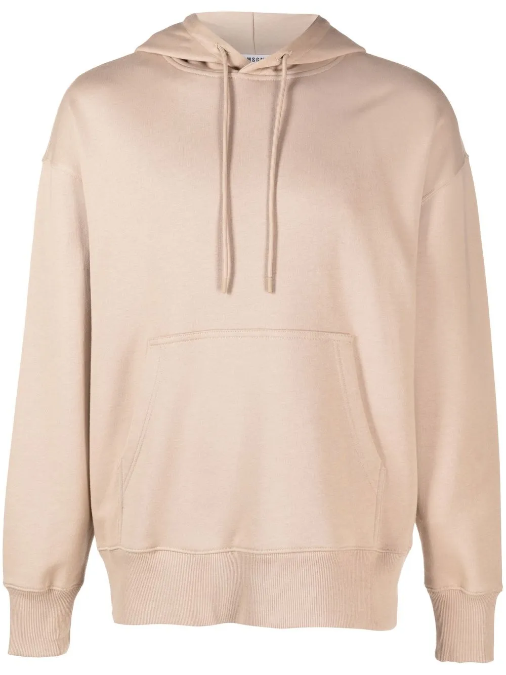 

MSGM logo-print long-sleeve hoodie - Neutrals