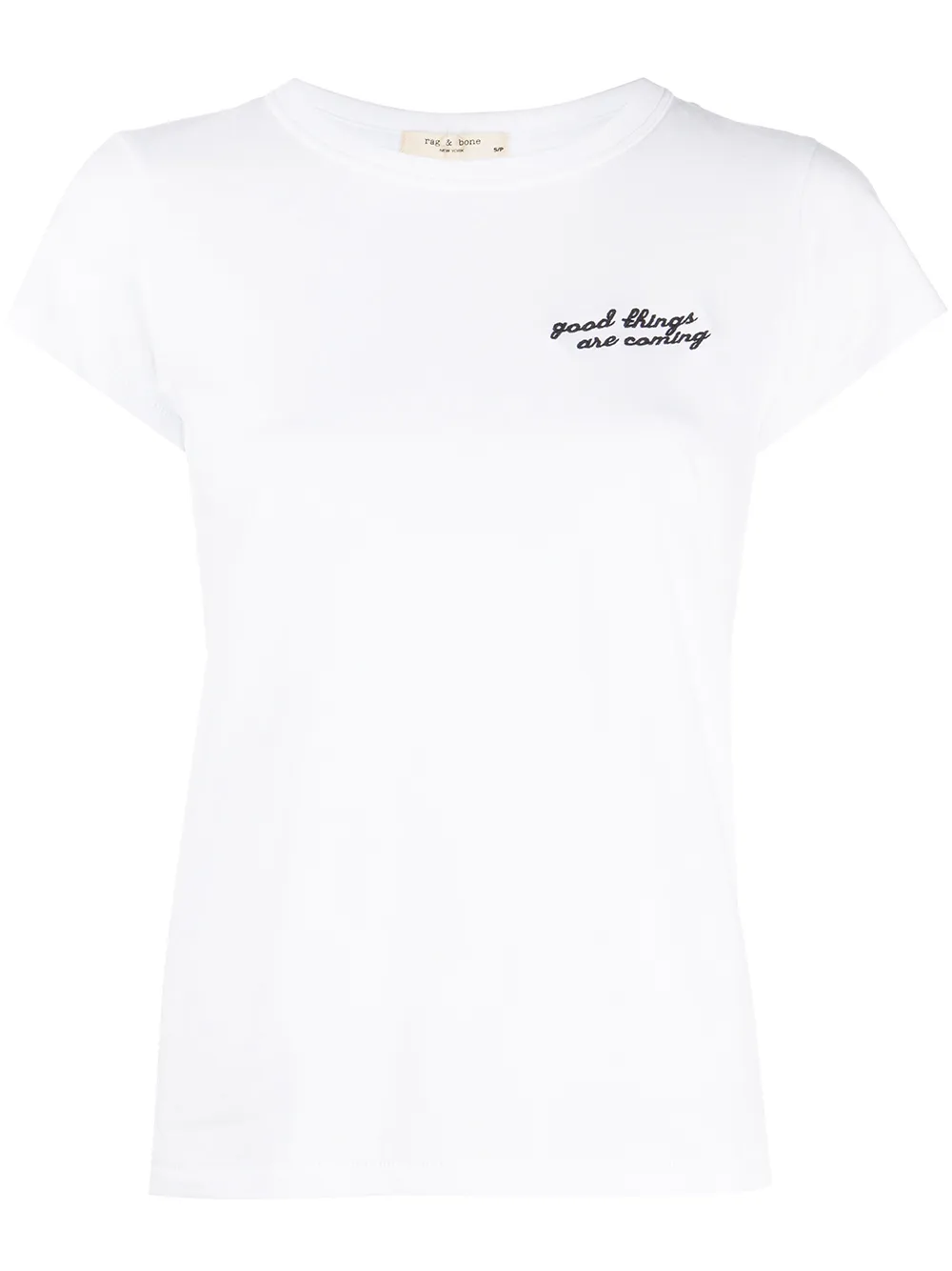 

rag & bone Good Things Are Coming cotton T-shirt - White