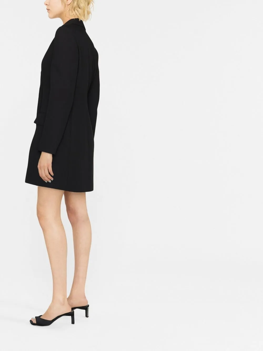 MSGM doublebreasted Coat Mini Dress Farfetch