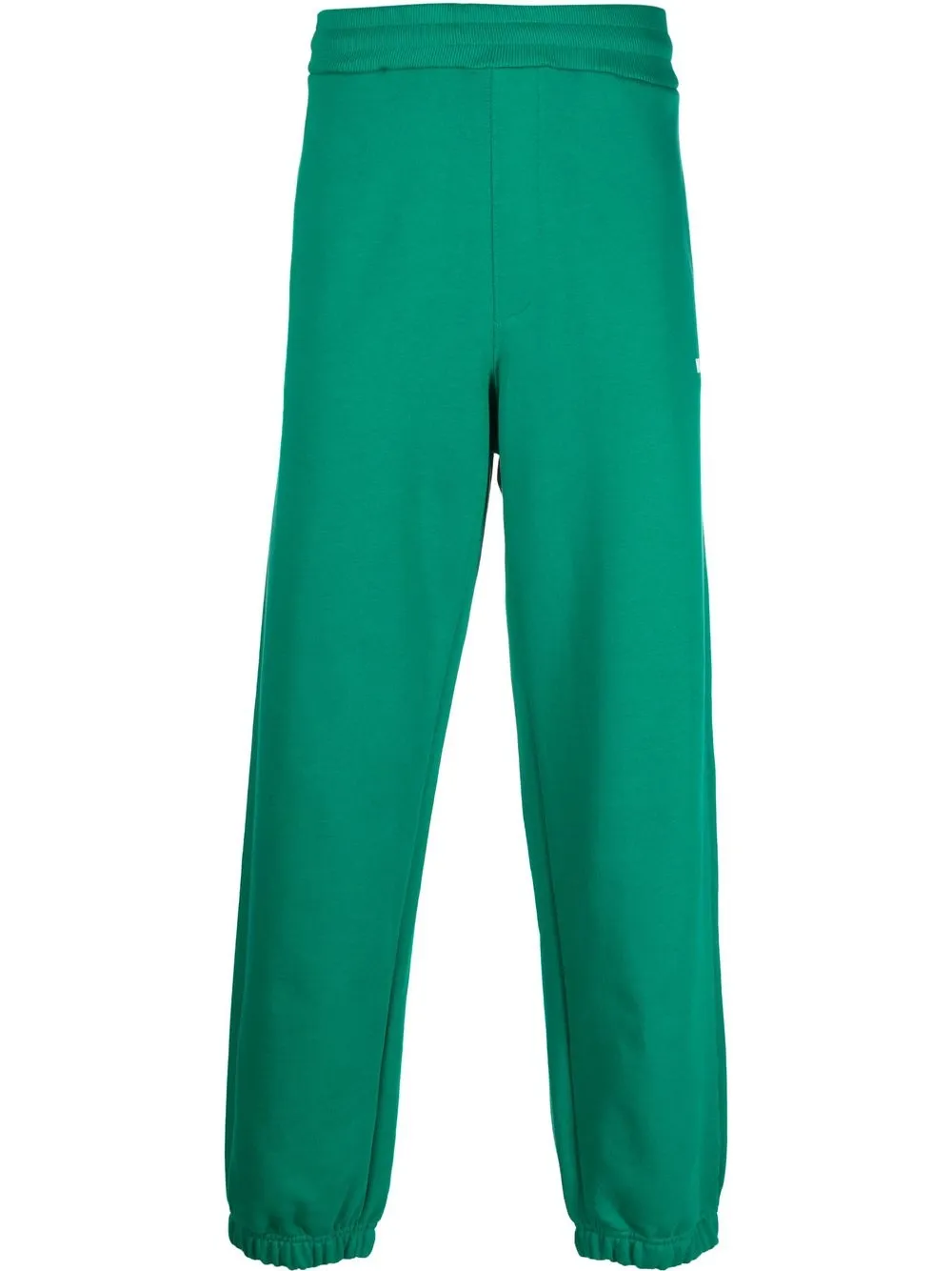 

MSGM logo-print cotton track pants - Green