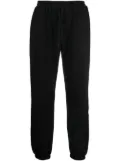 MSGM logo-print cotton track pants - Black