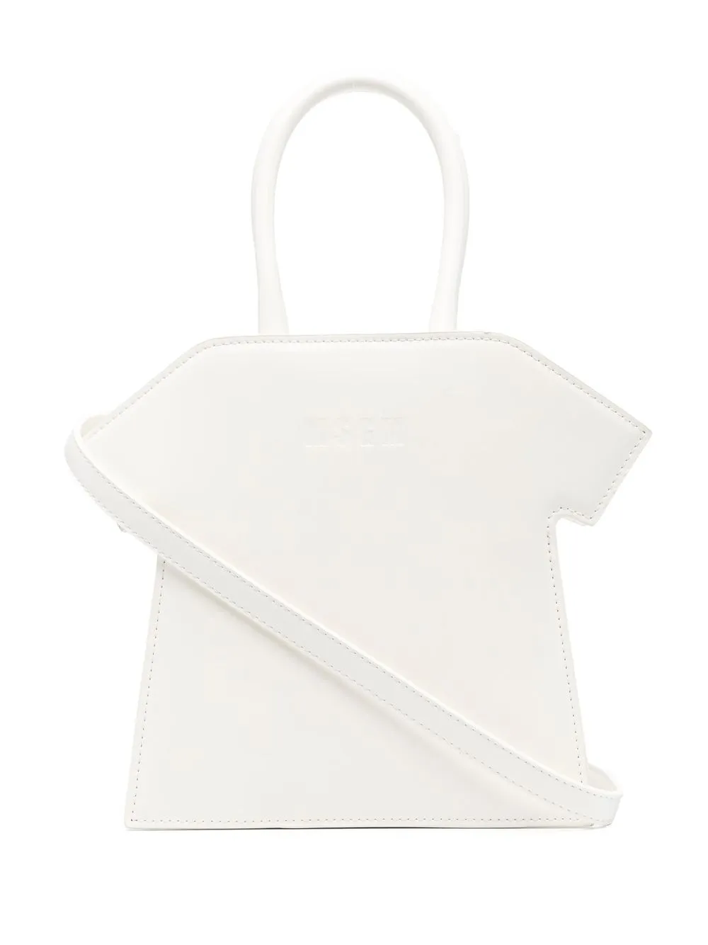 

MSGM tote en forma de playera - Blanco