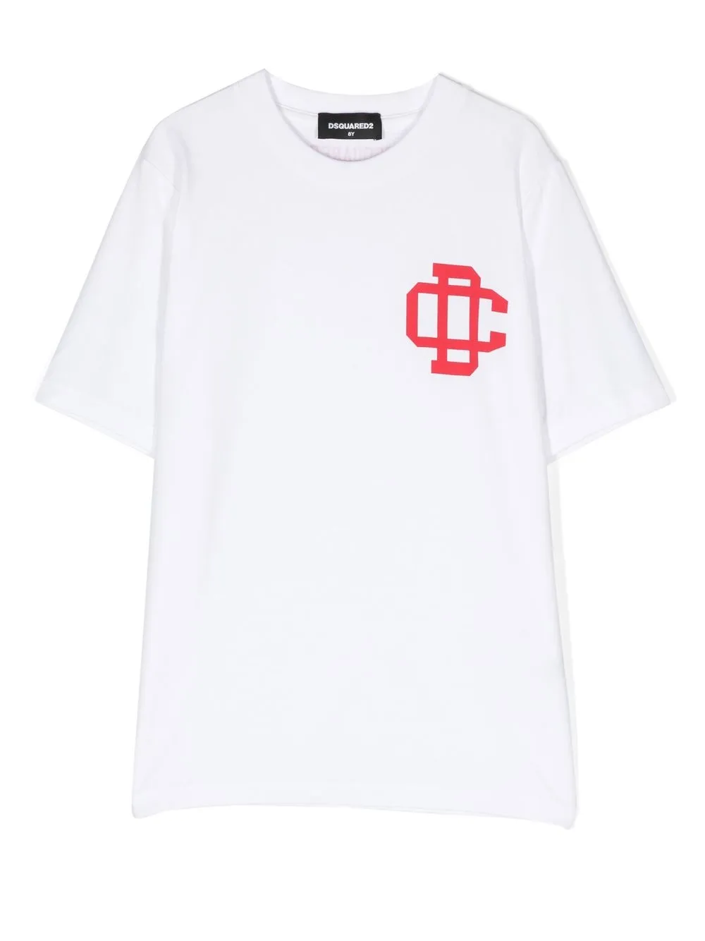 

Dsquared2 Kids playera con logo en el pecho - Blanco