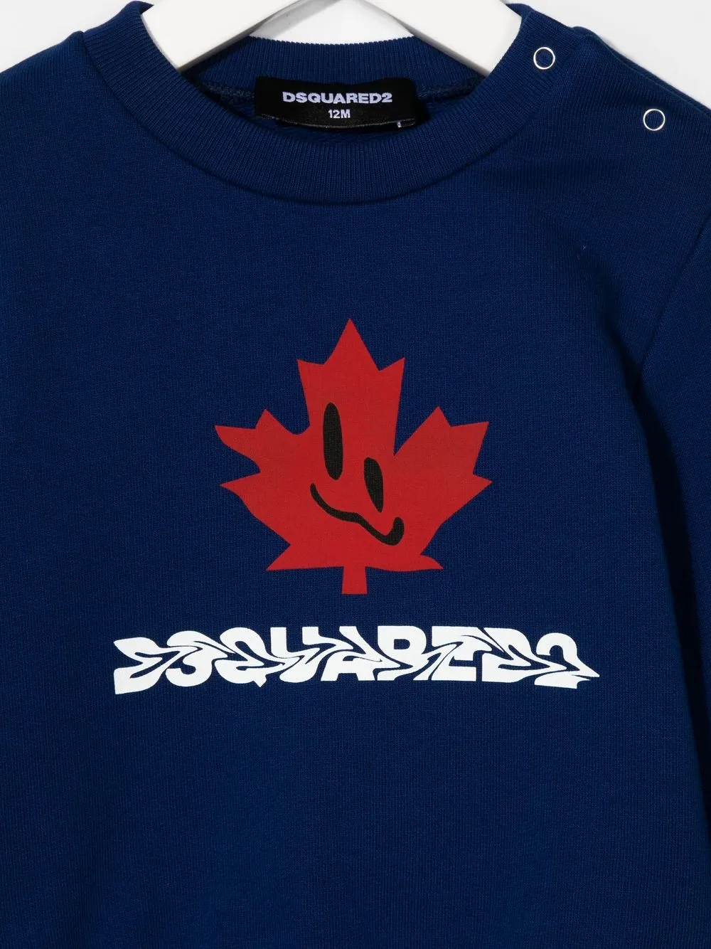  Dsquared2 Kids Sweatshirt Mit Logo Print   Blau 