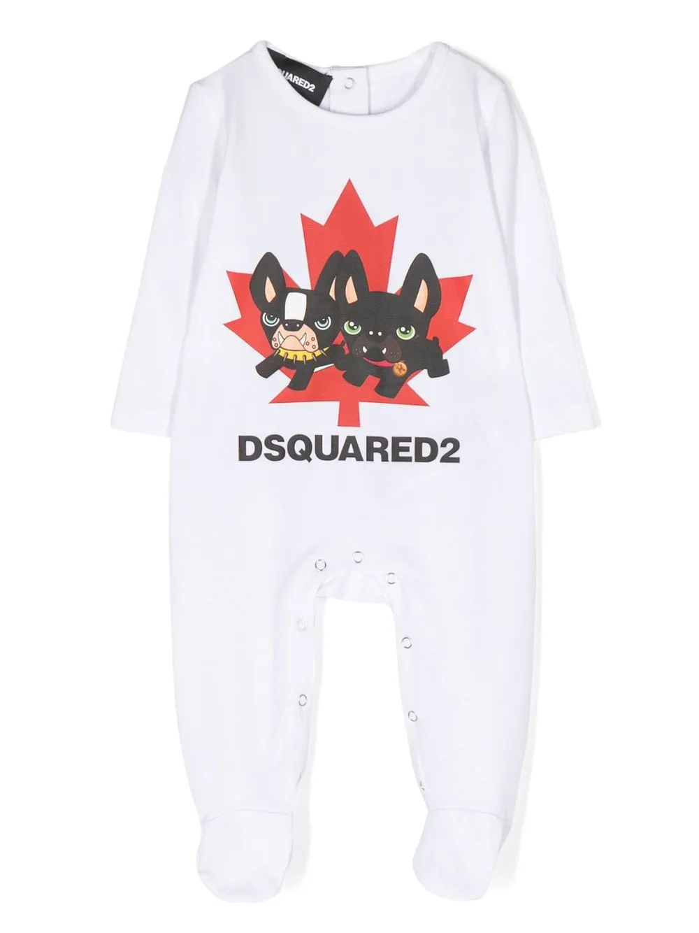 

Dsquared2 Kids set de mameluco con estampado gráfico - Blanco