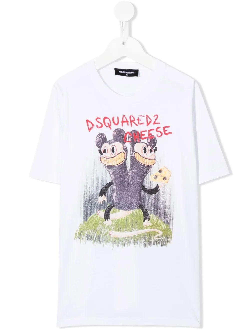 

Dsquared2 Kids graphic-print cotton T-shirt - White