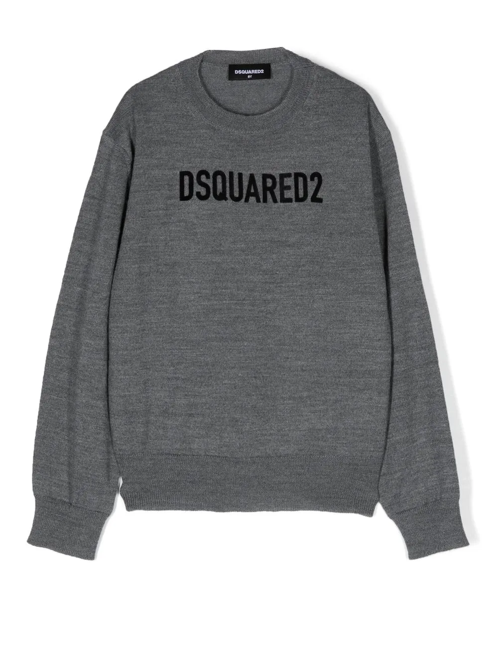 

Dsquared2 Kids suéter de tejido fino con logo - Gris