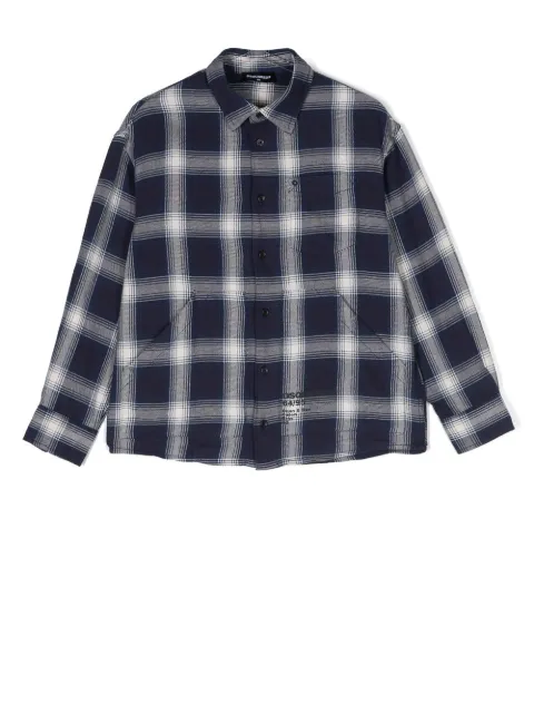 DSQUARED2 KIDS camisa con cuadros estampados