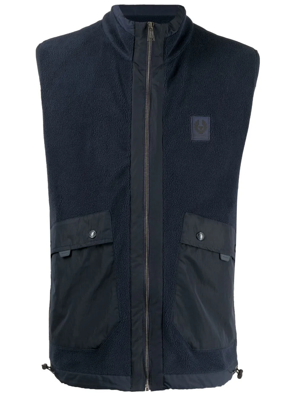 

Belstaff textured zip-fastening gilet - Blue