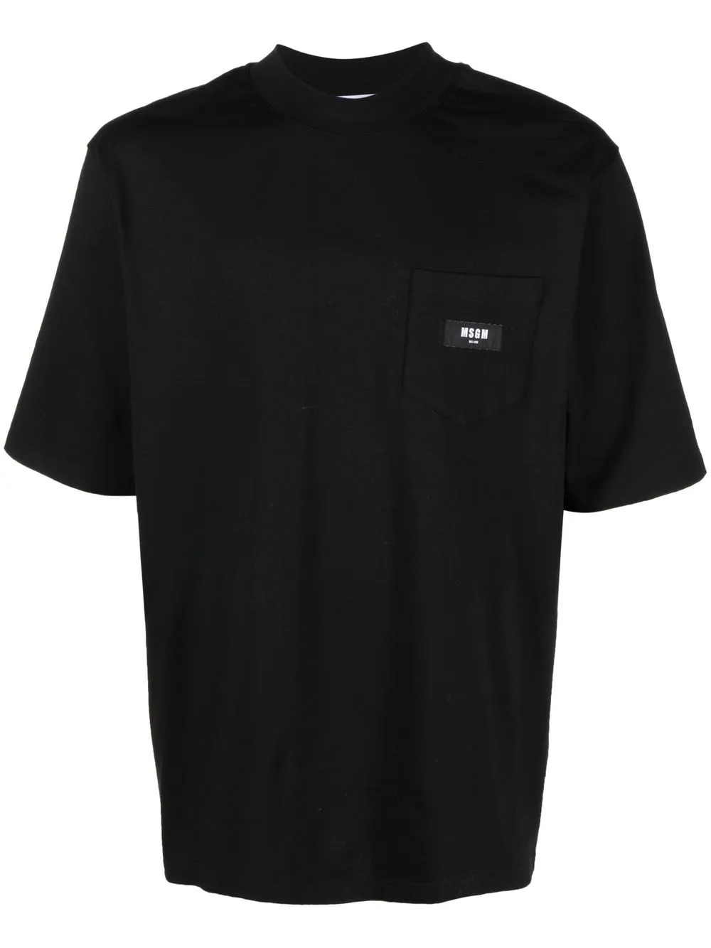 

MSGM playera con parche del logo - Negro