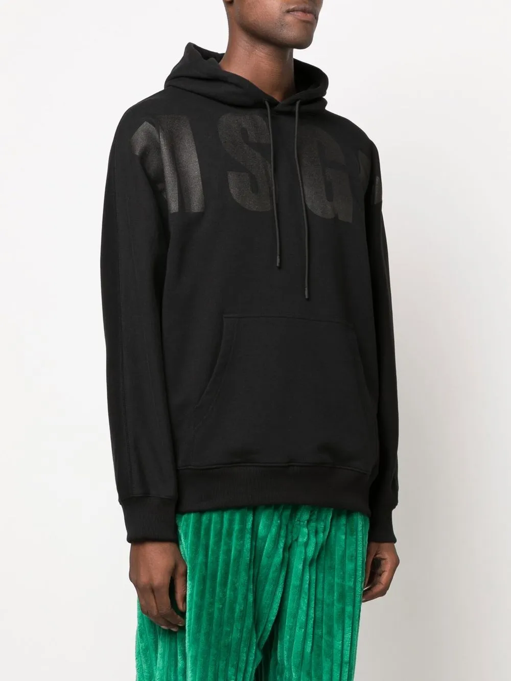  Msgm Appliqué Logo Hoodie - Black 