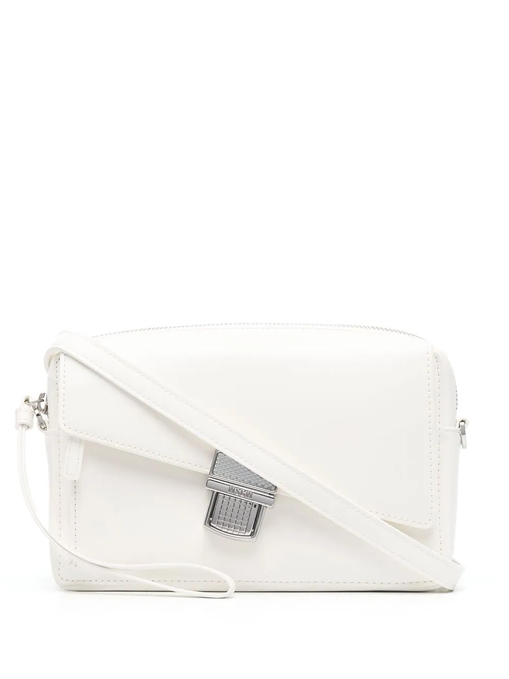 

MSGM bolsa crossbody texturizada - Blanco