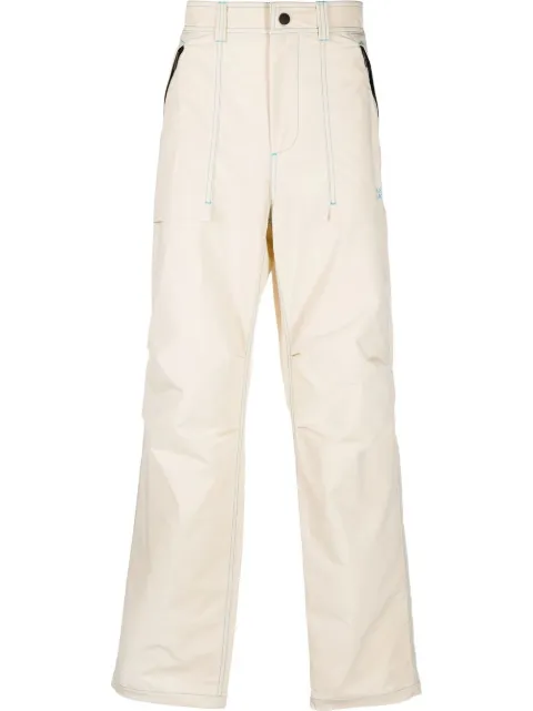 MSGM pantalones rectos con apliques