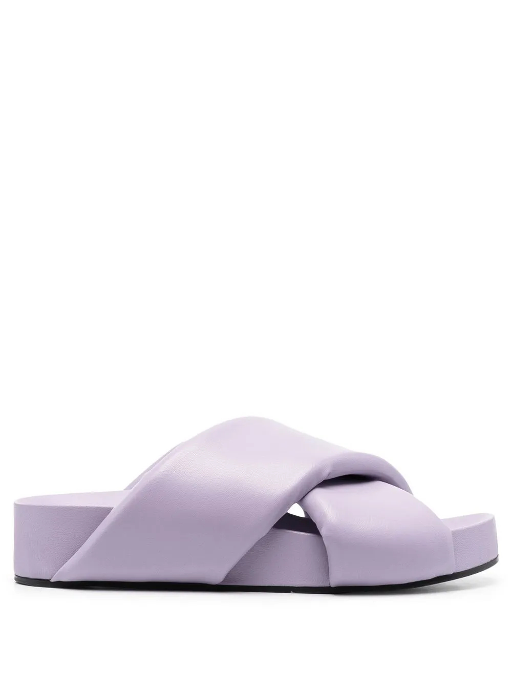 

Jil Sander crossover-strap slip-on sandals - Purple