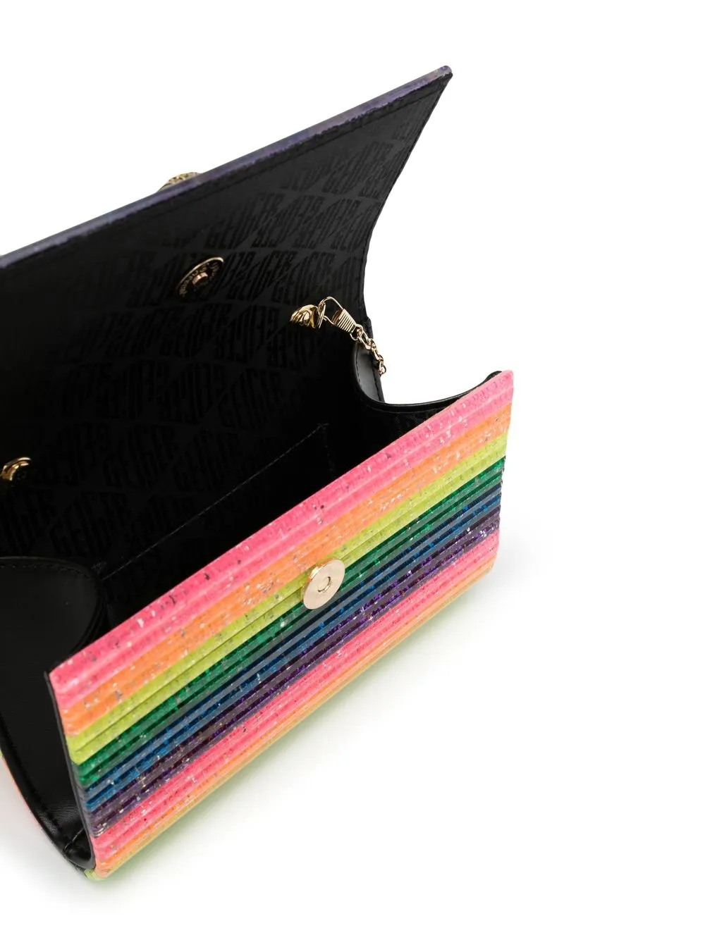 Kurt Geiger Party Eagleemblem Glitter Clutch Bag In Mehrfarbig ModeSens