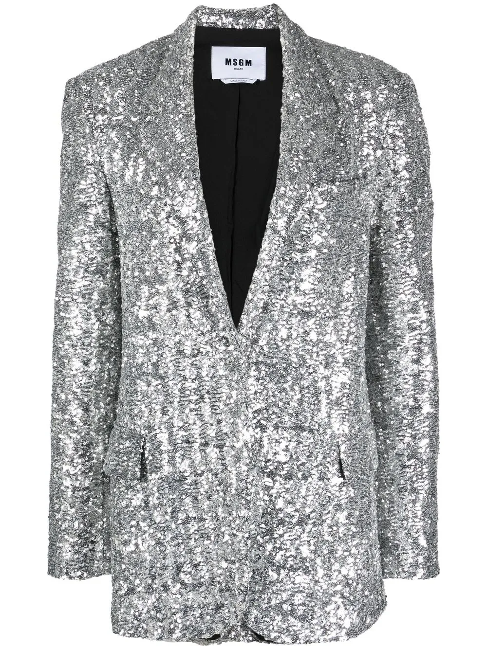 MSGM sequin-embellished single-breasted Blazer - Farfetch