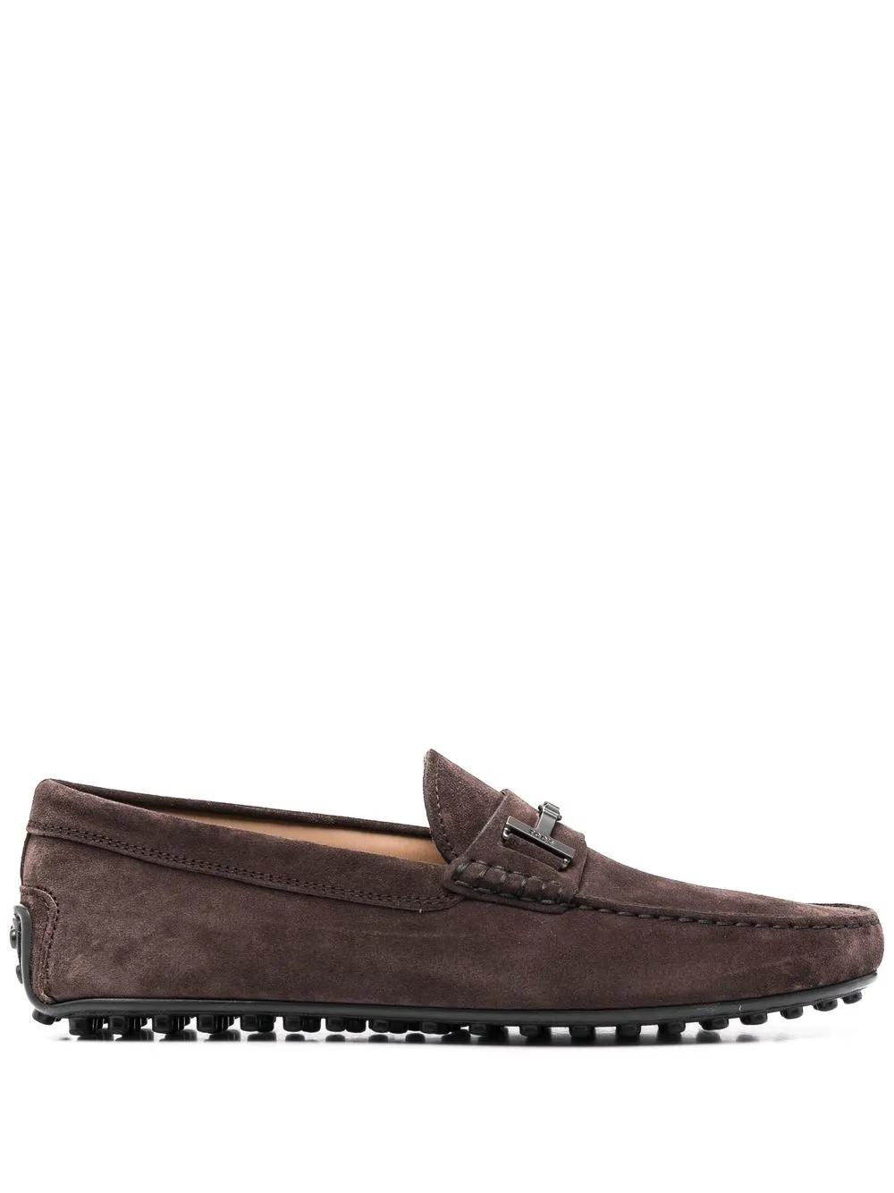 

Tod's mocasines con barra - Marrón