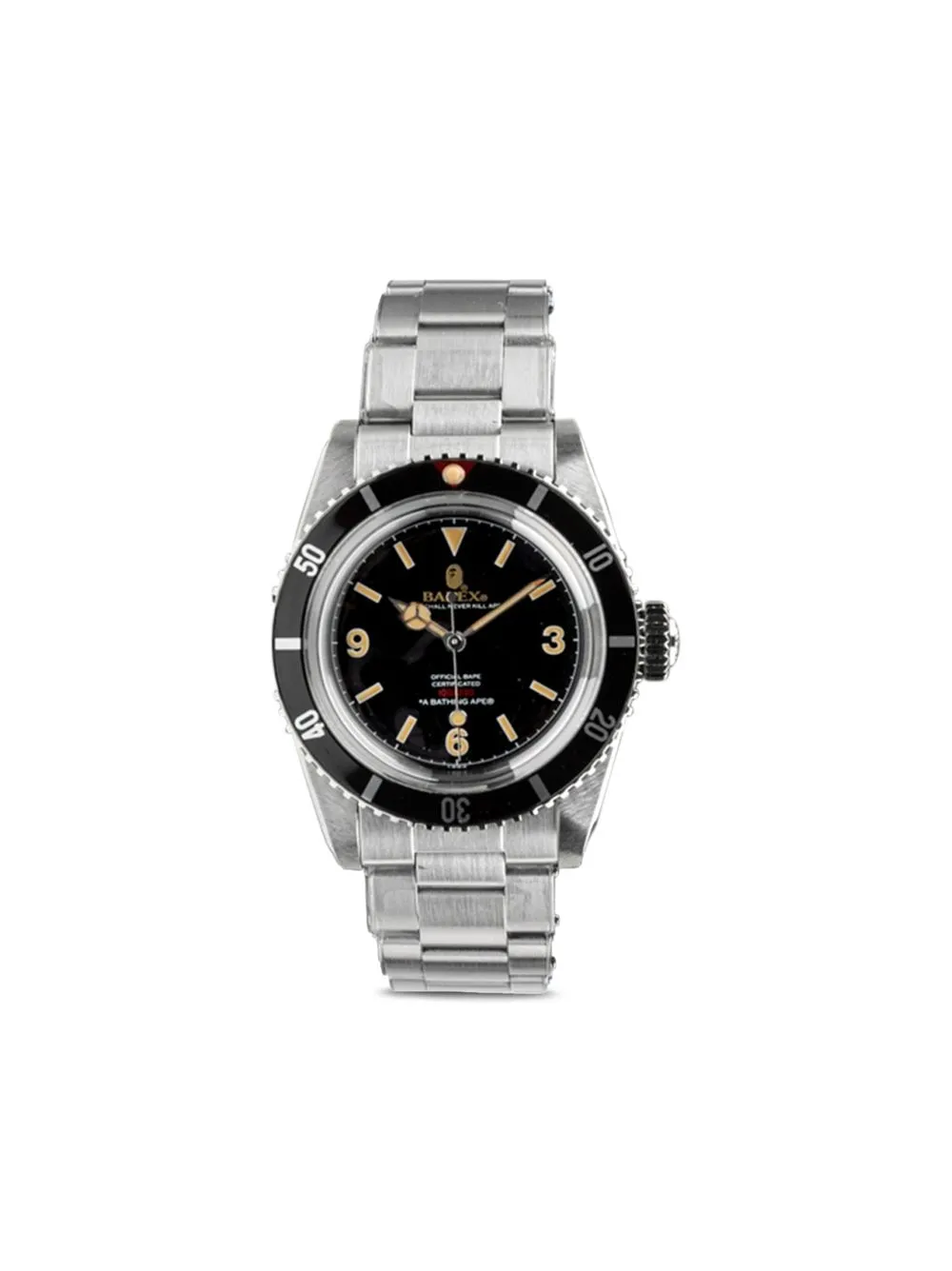 

A BATHING APE® reloj Classic Type 1 BAPEX® de 40mm - Negro