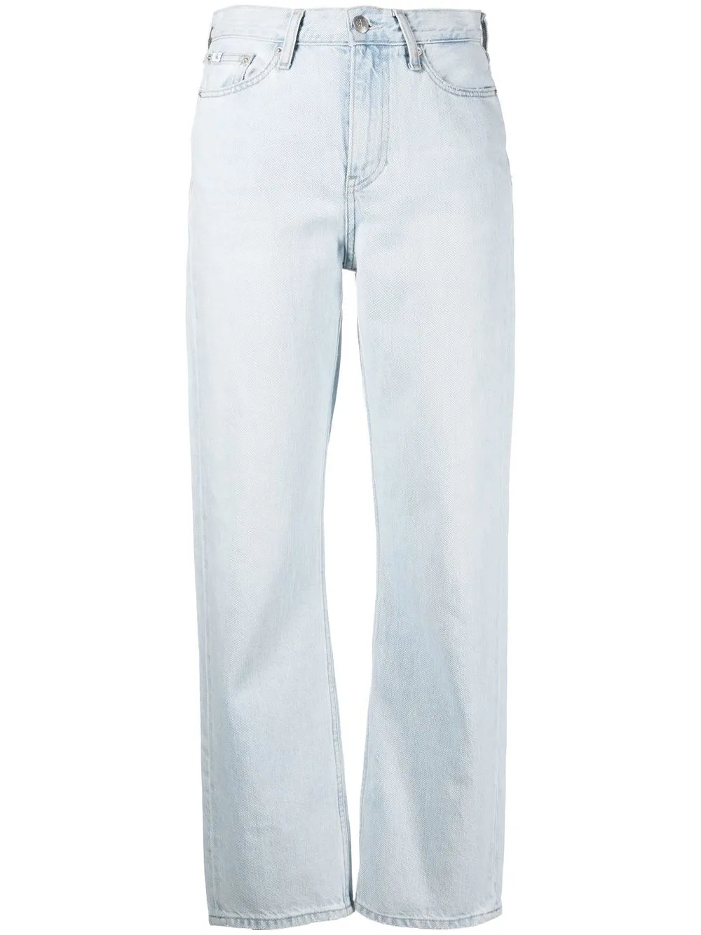 

Calvin Klein Jeans high-waisted straight-leg jeans - Blue