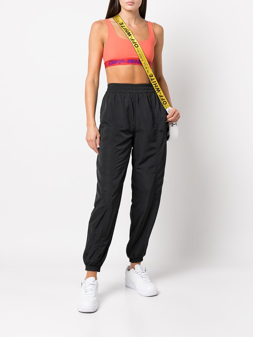 Off-White Cropped top - Oranje