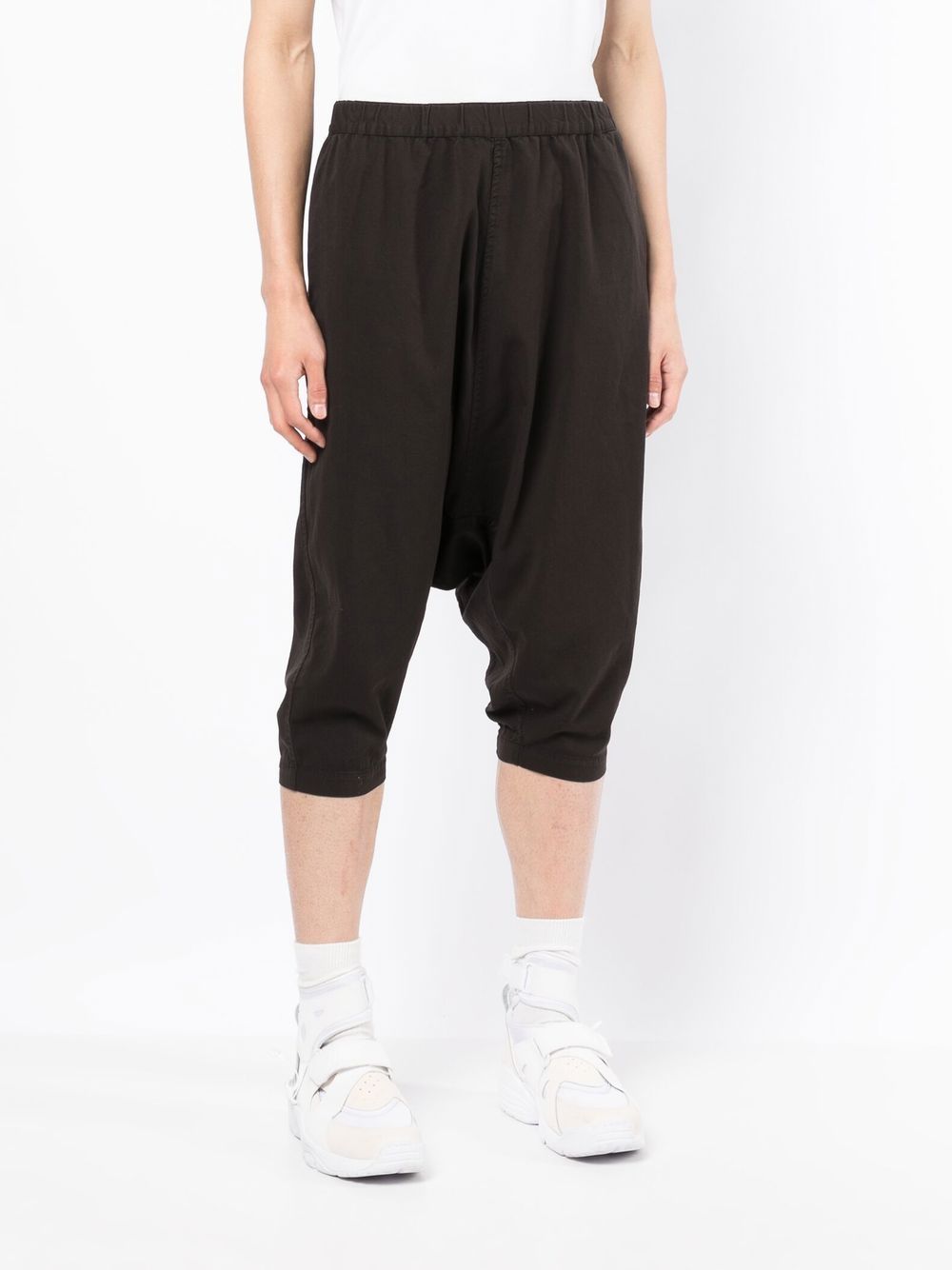 Comme Des Garcons Shirt drop-crotch cropped trousers Men