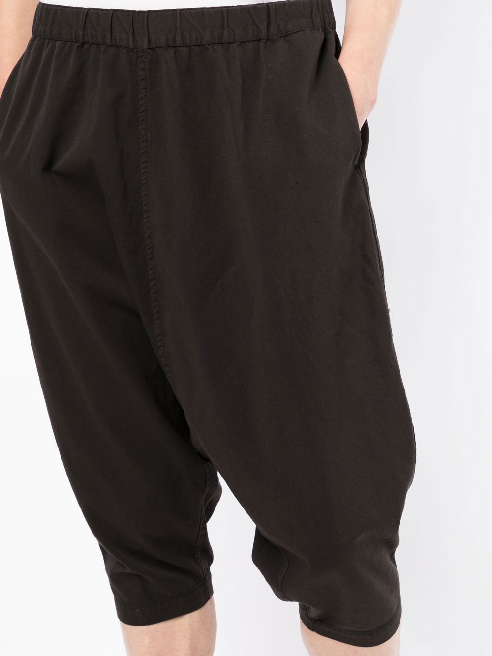 Comme Des Garcons Shirt drop-crotch cropped trousers Men