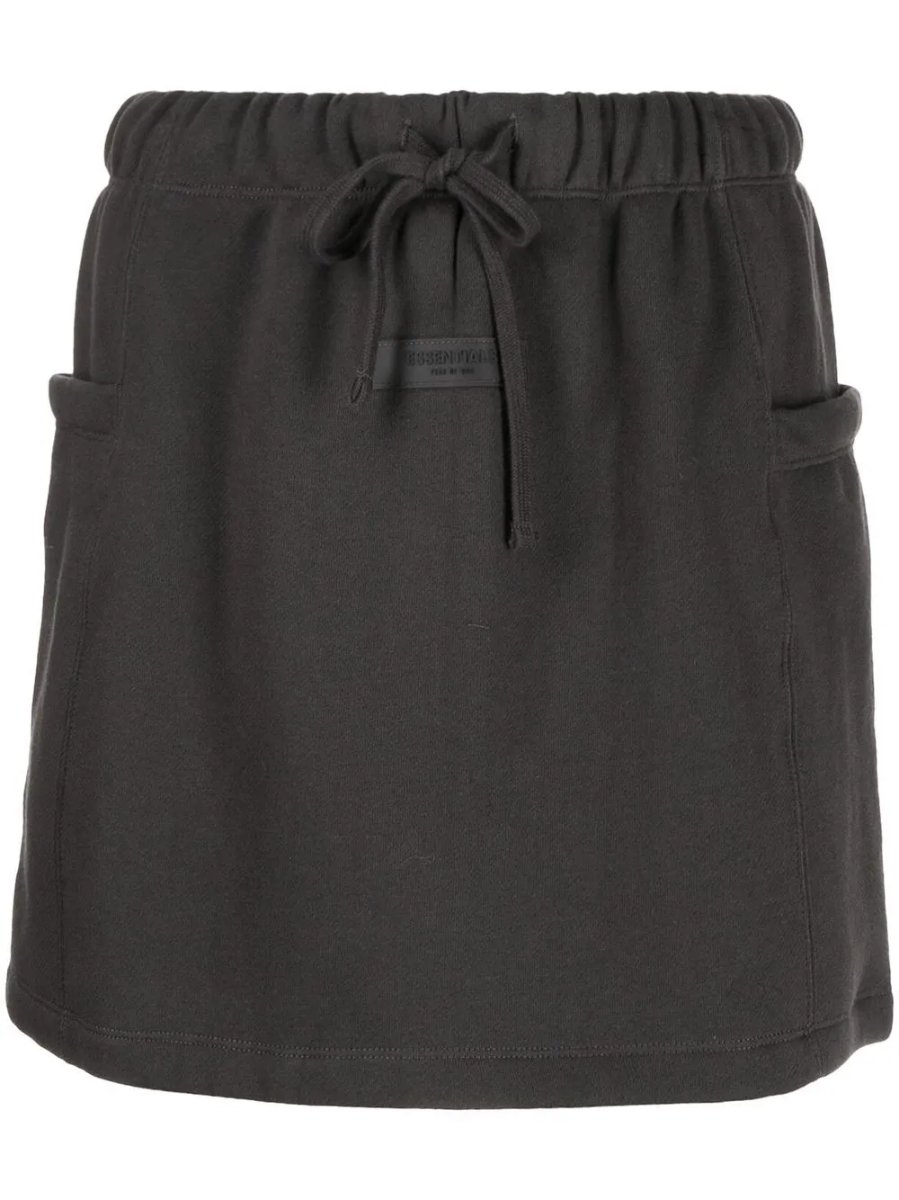 

FEAR OF GOD ESSENTIALS drawstring fleece skirt - Grey