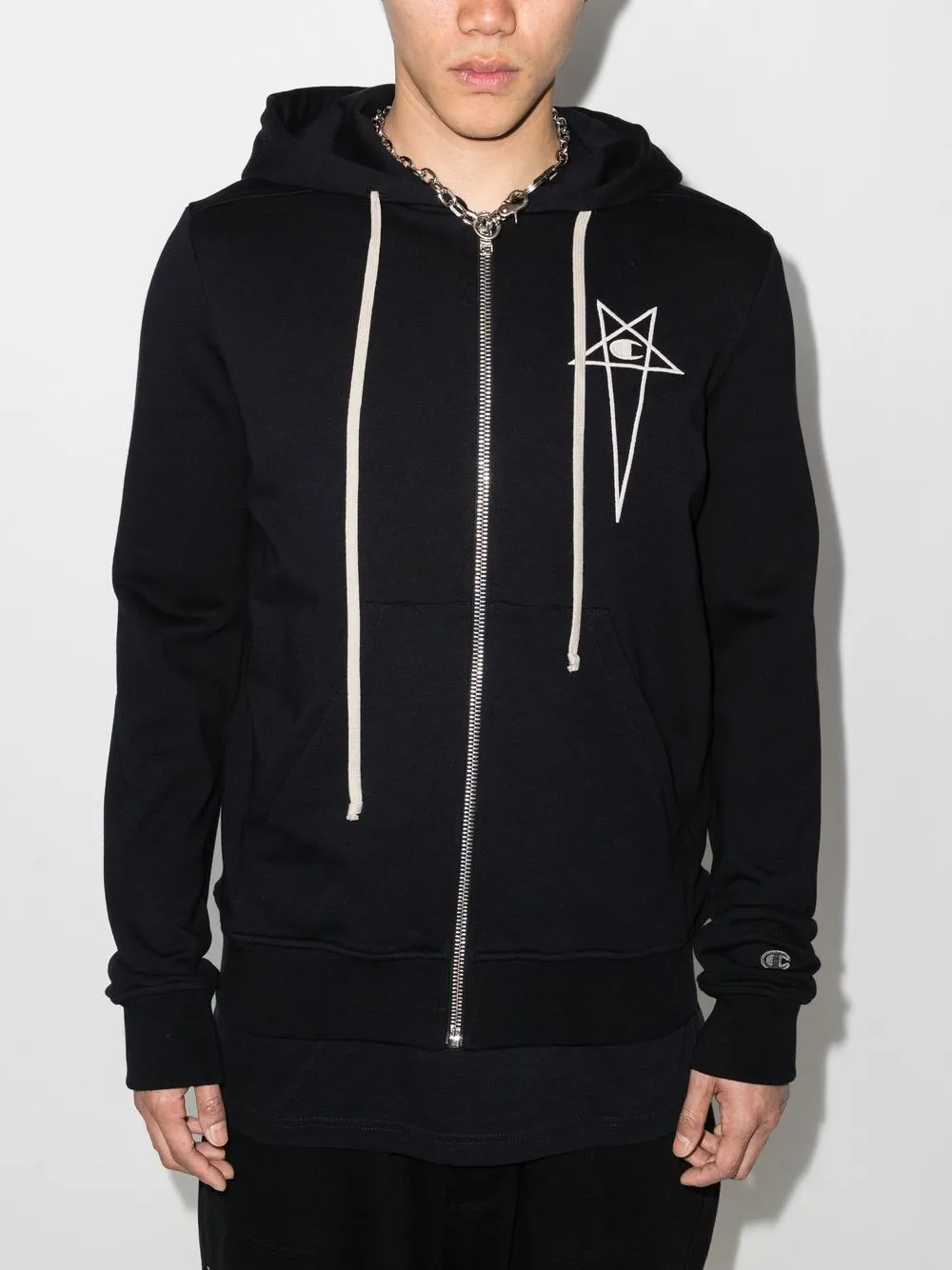 Rick Owens X Champion Felpa con cappuccio RICK OWENS DRKSHDW x Champion | Felpe con cappuccio | Image 2