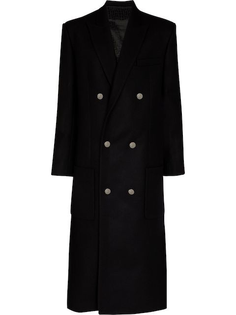 Balmain double-breasted tailored coat