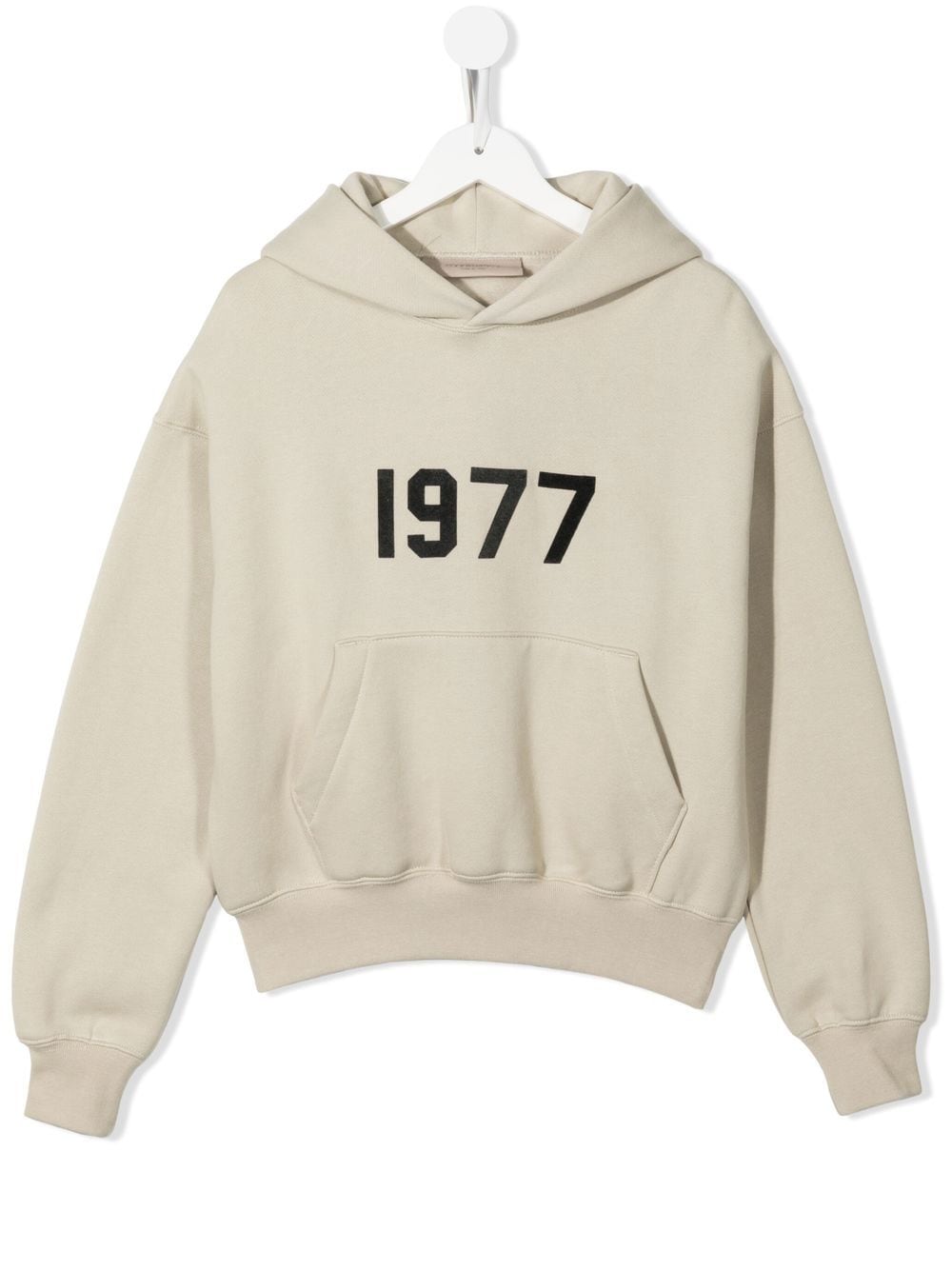 Essentials Kids' 1977-print Hoodie In Grey