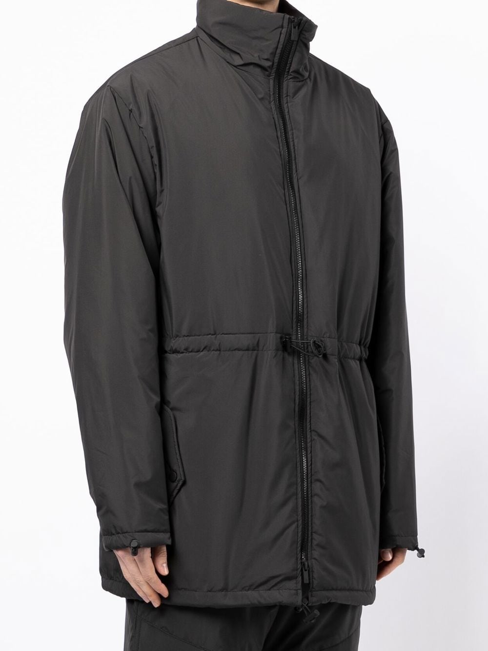 Essentials Drawstring-fastening Waist Jacket In Black | ModeSens