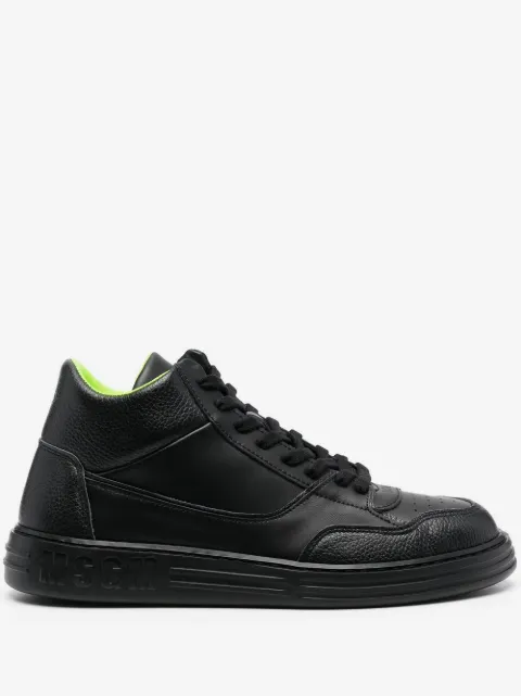 MSGM tenis altos con logo estampado