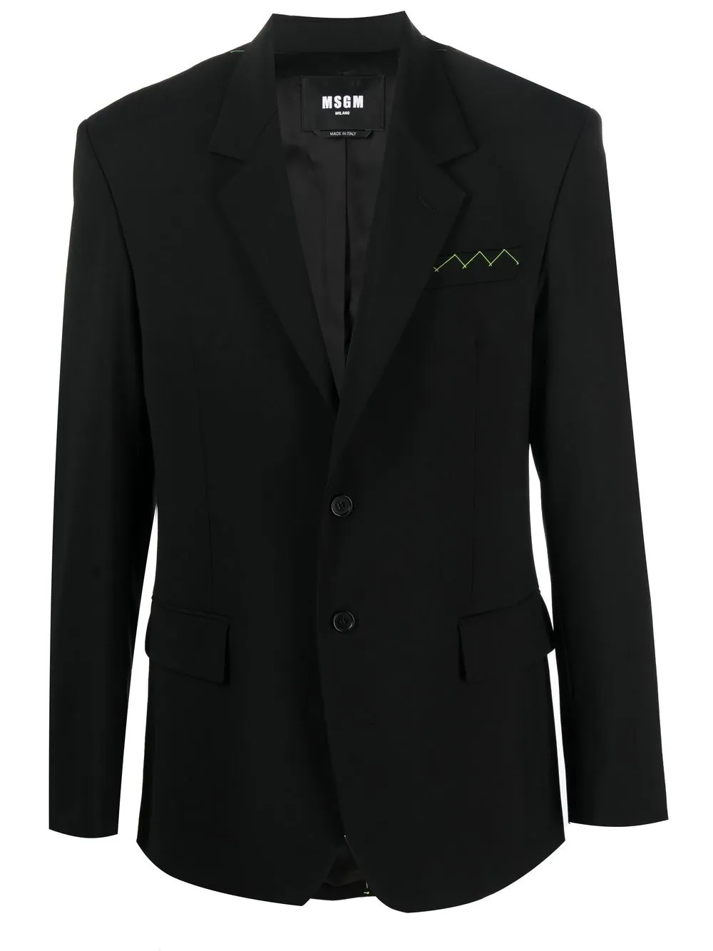 

MSGM tailored wool blazer - Black