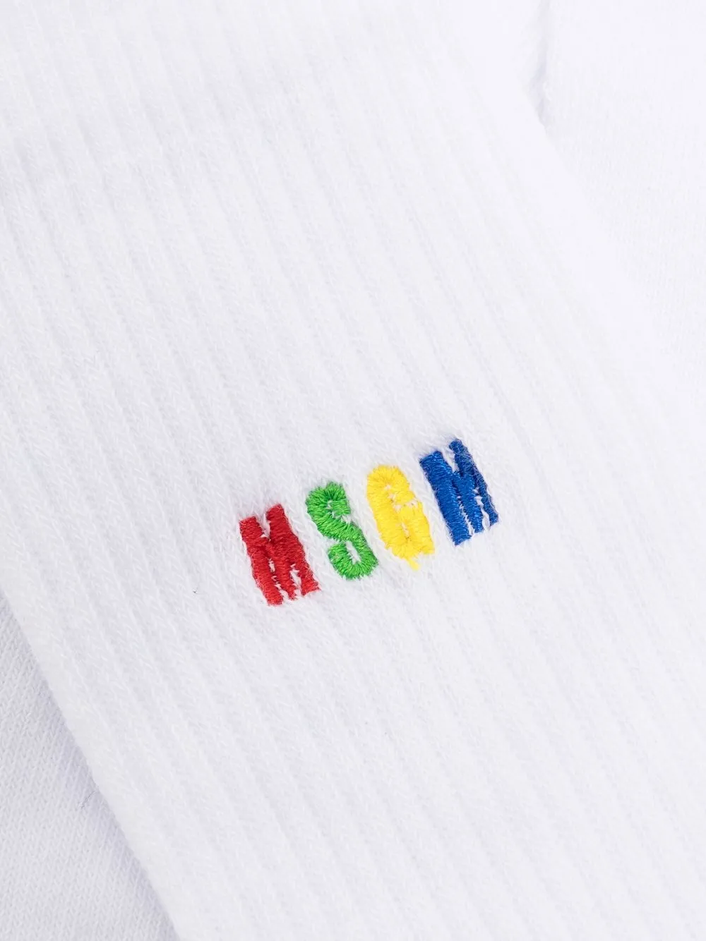 MSGM embroidered-logo detail socks | Women | Image 2