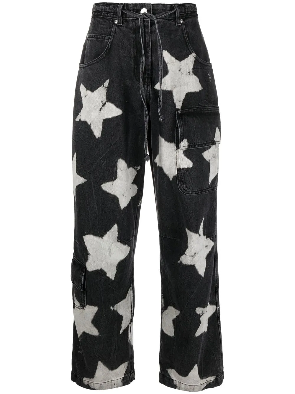 

MSGM jeans con estrellas estampadas - Gris