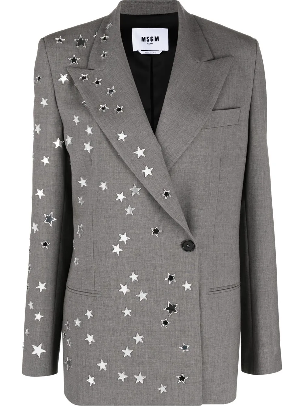 

MSGM star-embellished blazer - Grey